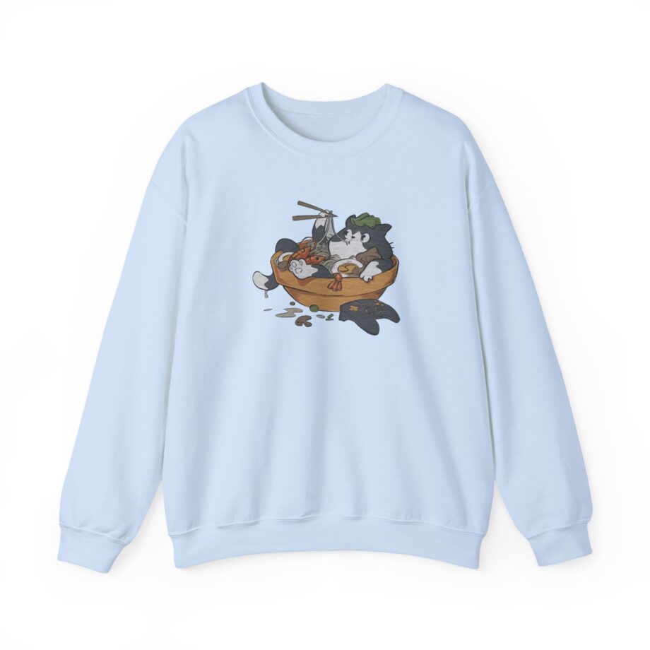 Lirik Ramen Cat Unisex Heavy Blend™ Crewneck Sweatshirt