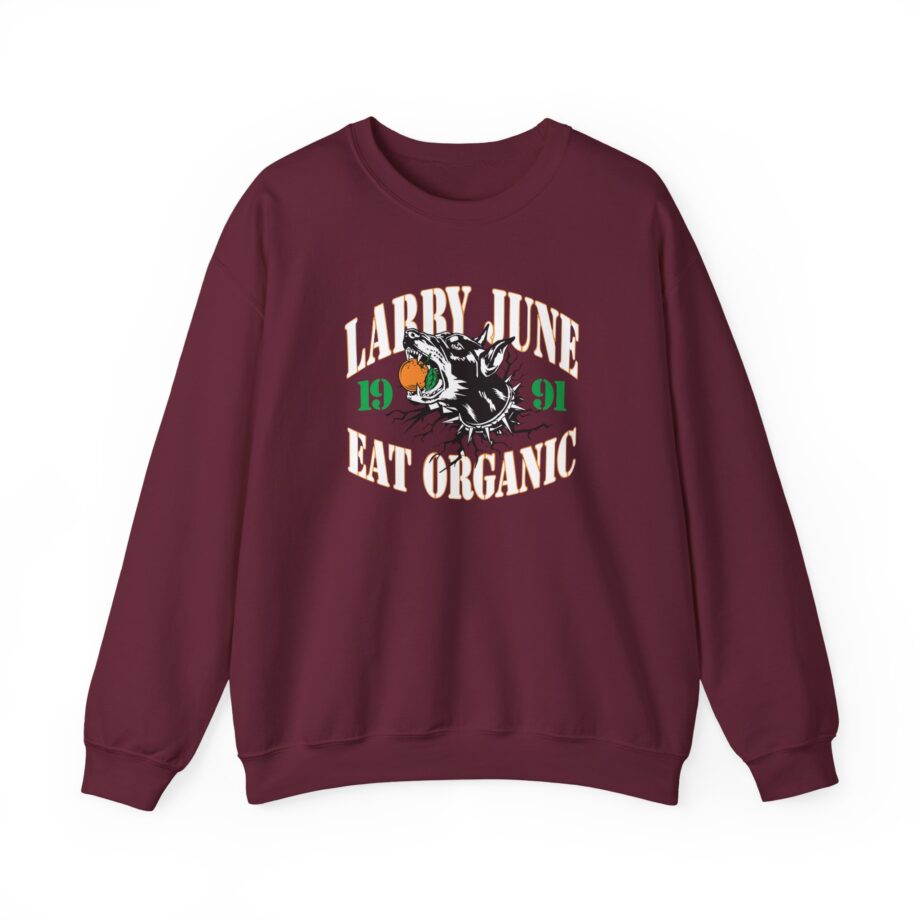 Larry June Eat Organic Unisex Heavy Blend™ Crewneck Sweatshirt