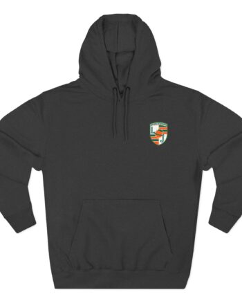 Larry June Badge Three-Panel Fleece Hoodie