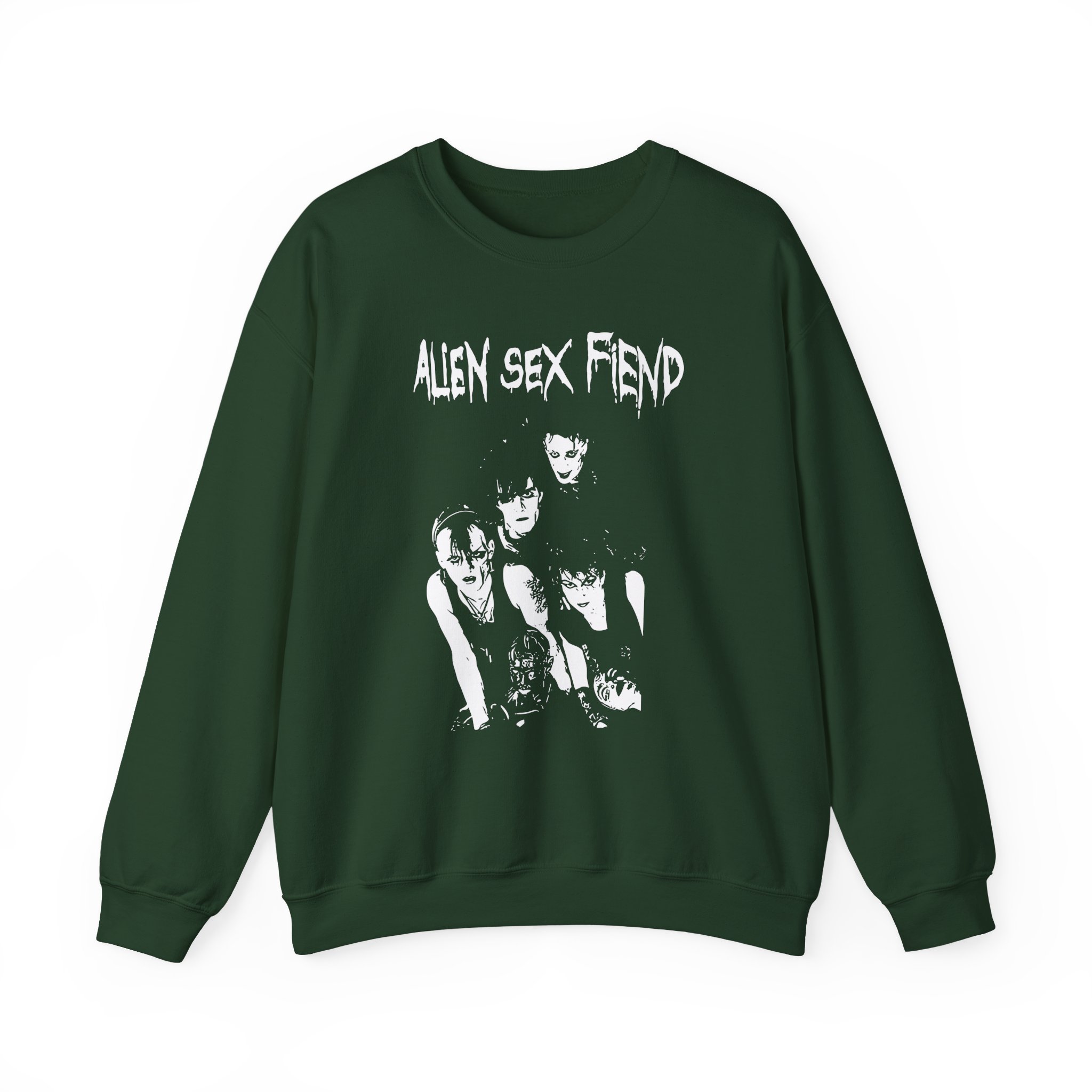 Alien Sex Fiend Band Photo Unisex Heavy Blendâ„¢ Crewneck Sweatshirt