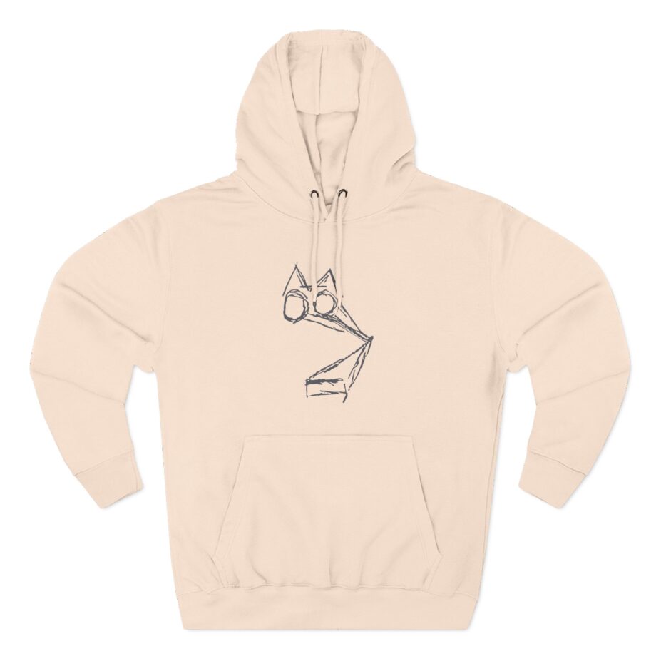 Rem What Noisy Cats Are We Three-Panel Fleece Hoodie