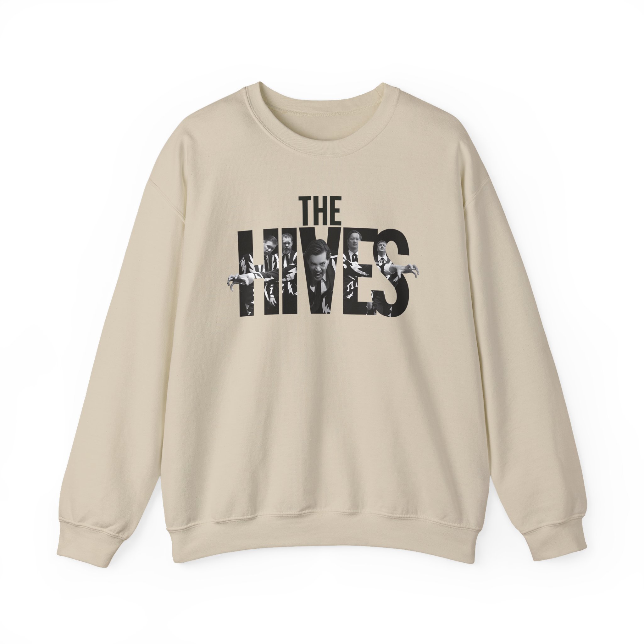 The Hives Logo Photo Infill Unisex Heavy Blendâ„¢ Crewneck Sweatshirt
