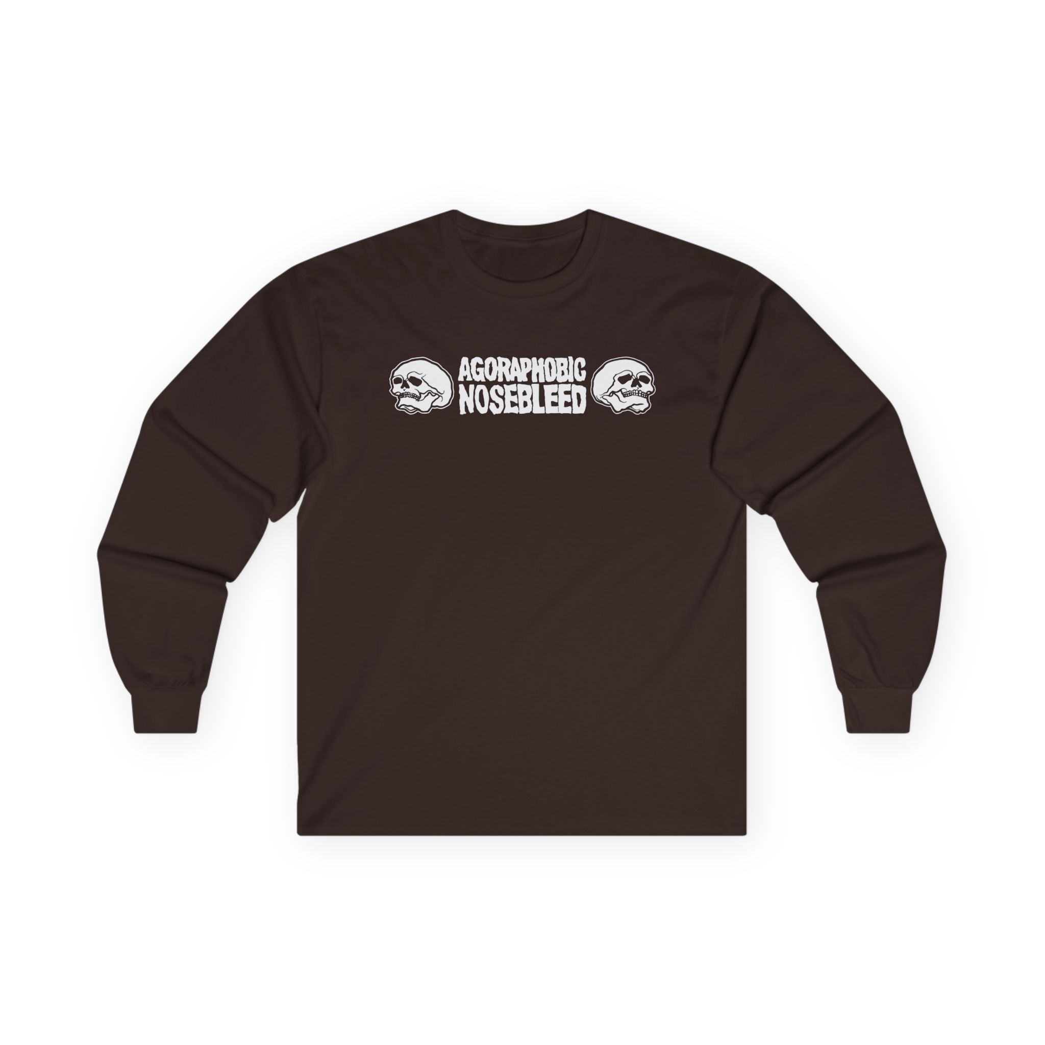 Agoraphobic Nosebleed Skulls Unisex Ultra Cotton Long Sleeve Tee