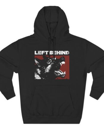 Left Behind Dog Three-Panel Fleece Hoodie