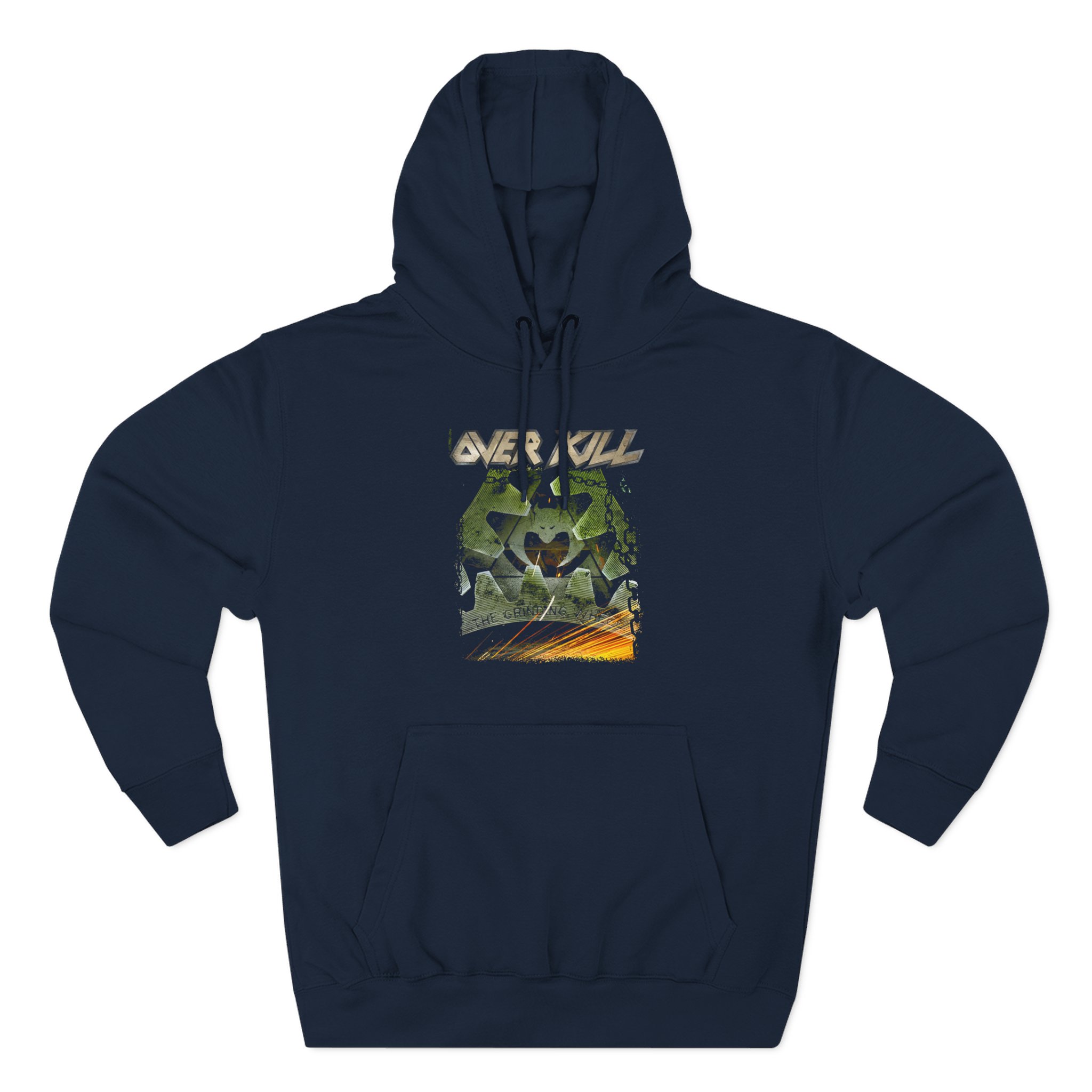 Overkill Mean Green Killing Machine Three-Panel Fleece Hoodie