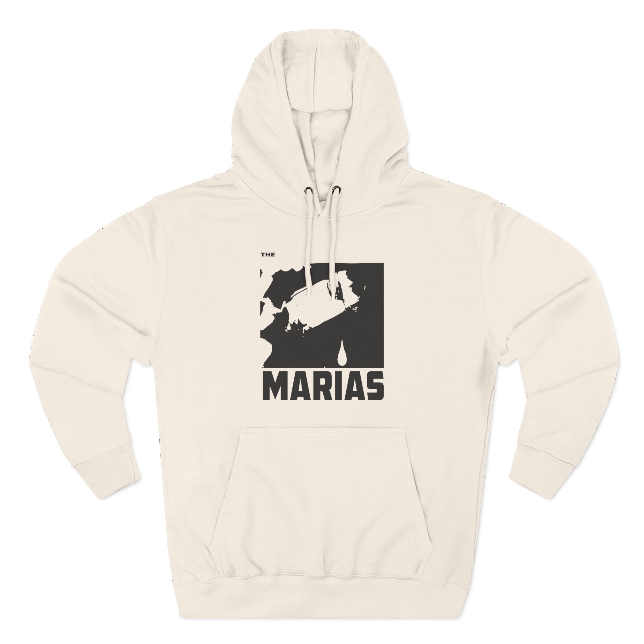 The Marias Tear Drop Three-Panel Fleece Hoodie