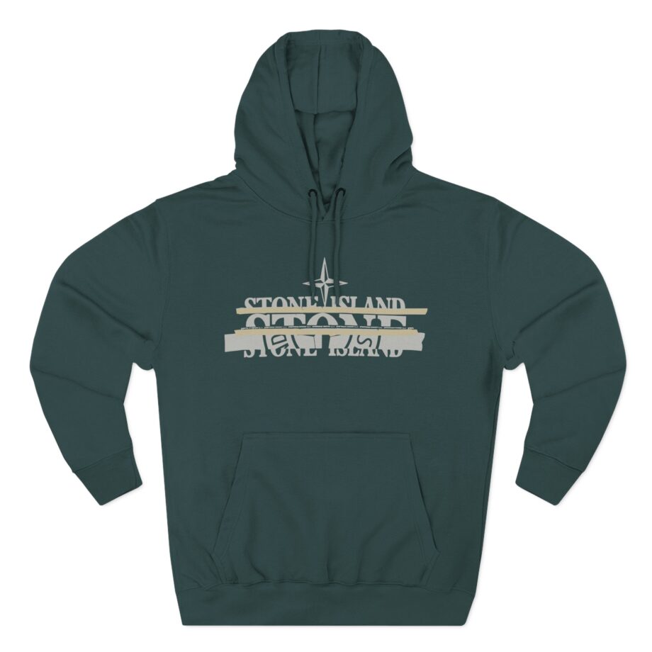 Dermot Kennedy Stone Island Band Multi Logo Three-Panel Fleece Hoodie