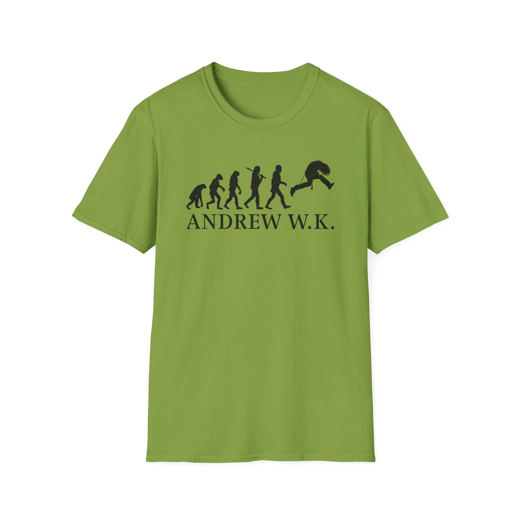 Andrew Wk Evolution of Partying Unisex Softstyle T-Shirt