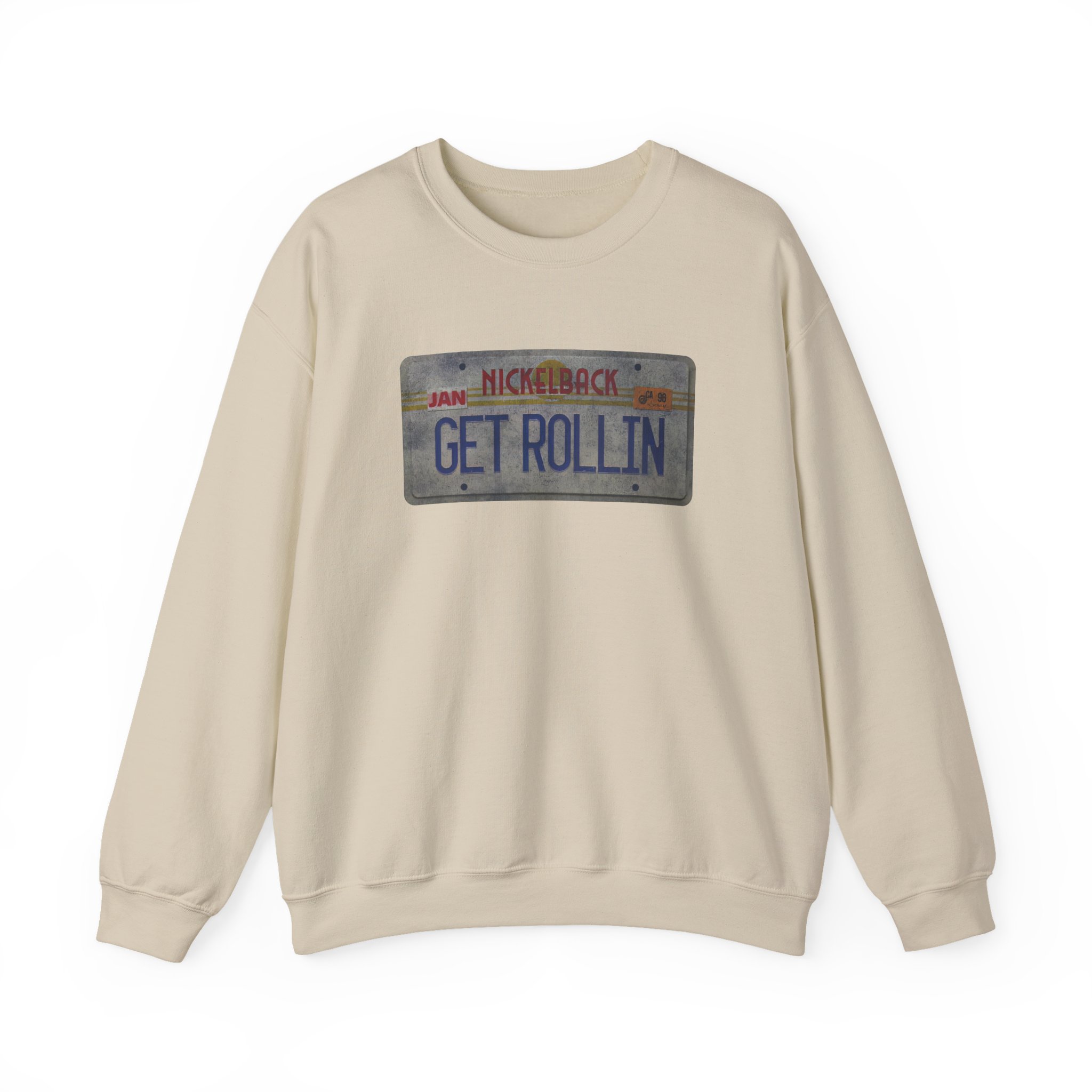 Nickelback Get Rollin Unisex Heavy Blendâ„¢ Crewneck Sweatshirt