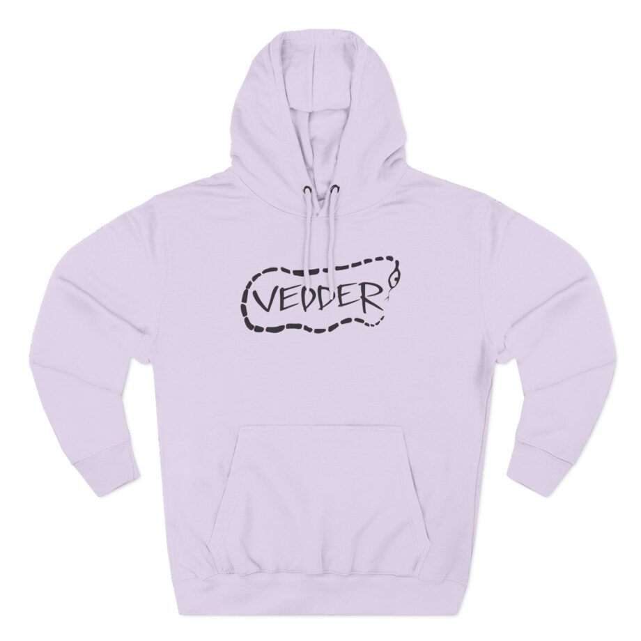 Eddie Vedder Stencil Snake Three-Panel Fleece Hoodie