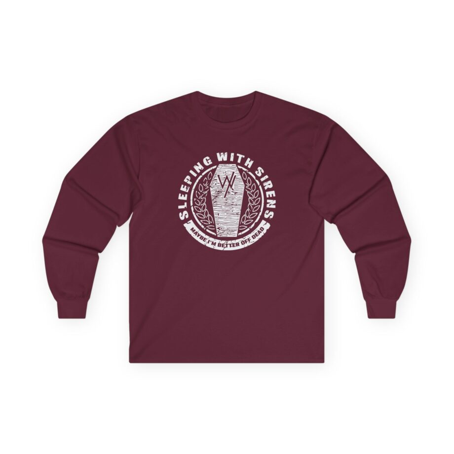 Sleeping With Sirens Coffin Unisex Ultra Cotton Long Sleeve Tee