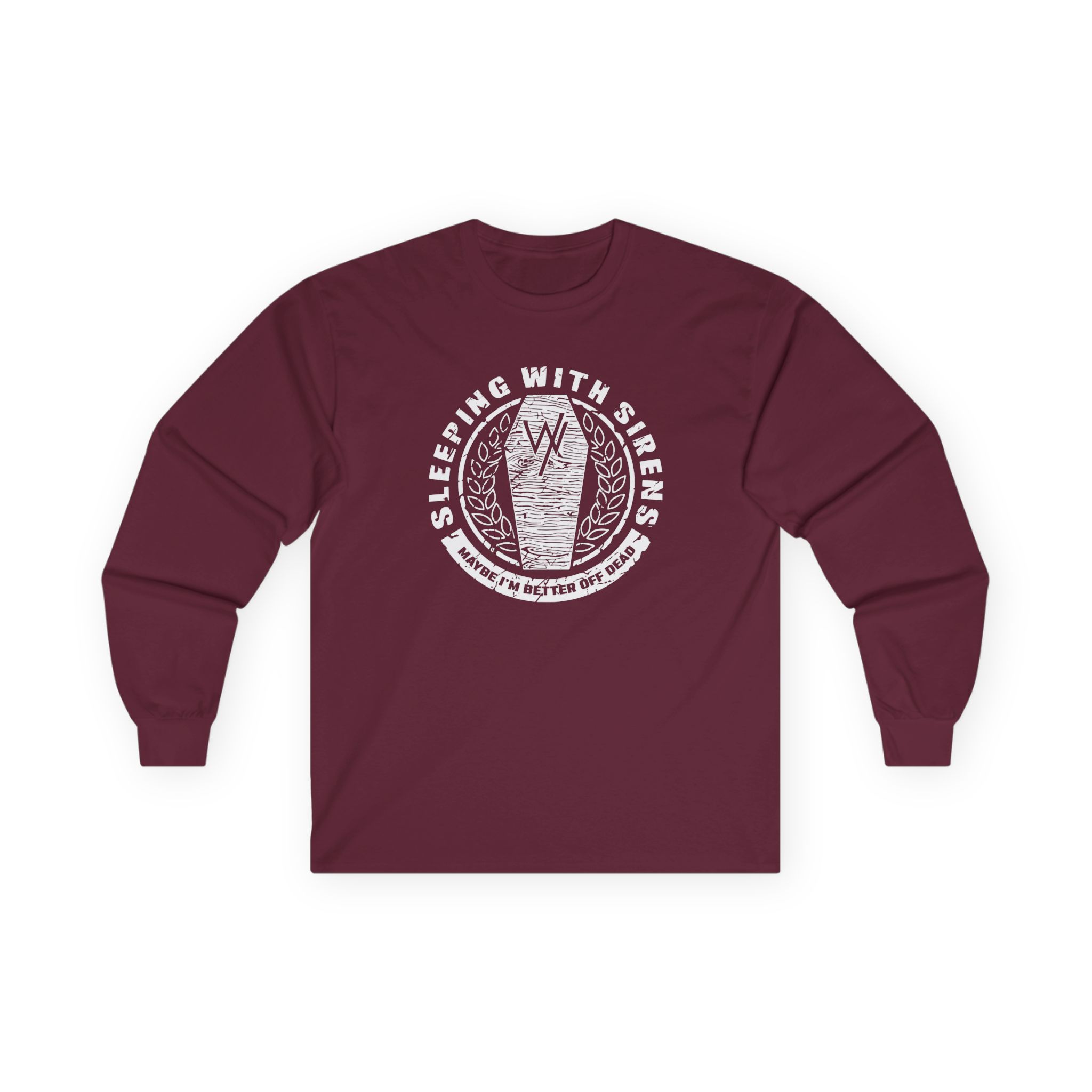 Sleeping With Sirens Coffin Unisex Ultra Cotton Long Sleeve Tee