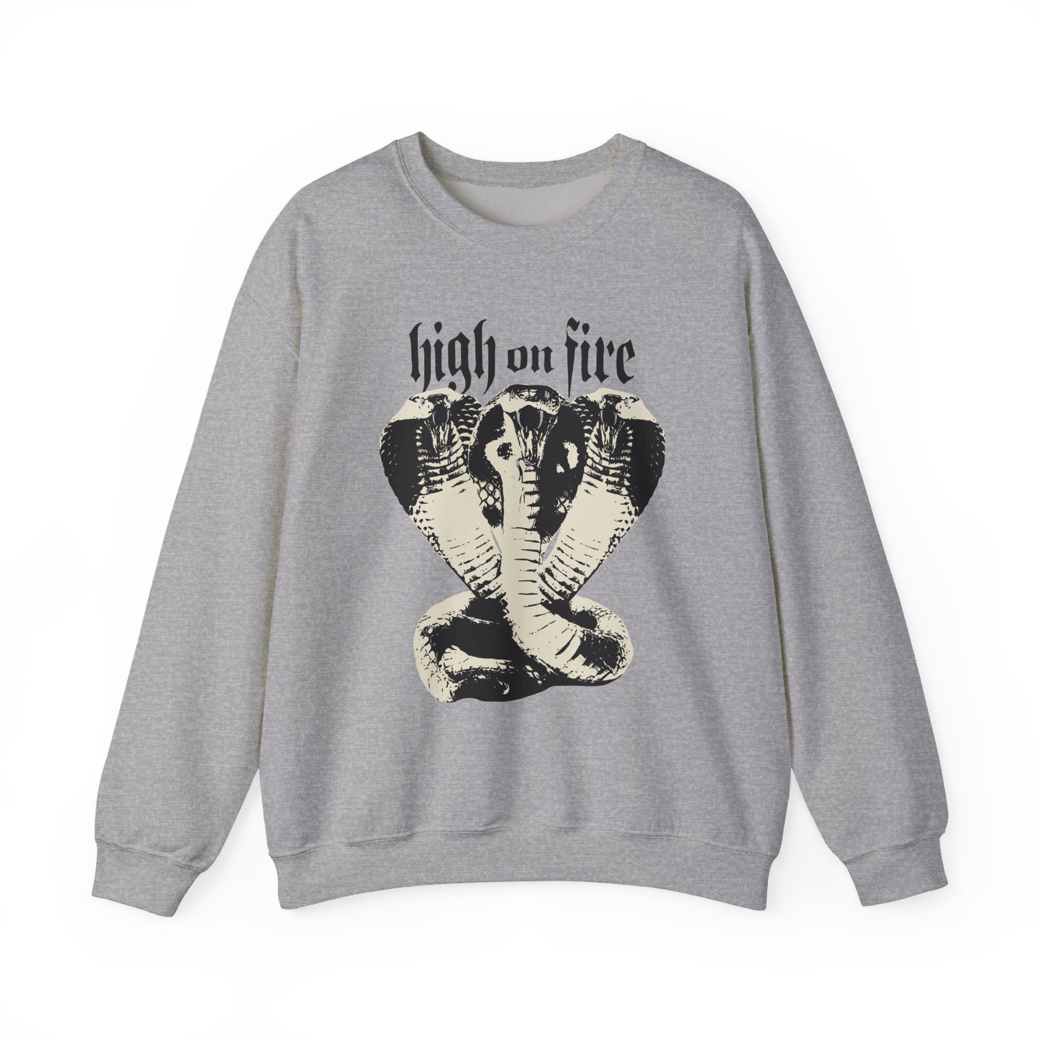 High on Fire Branca Snakes Unisex Heavy Blendâ„¢ Crewneck Sweatshirt