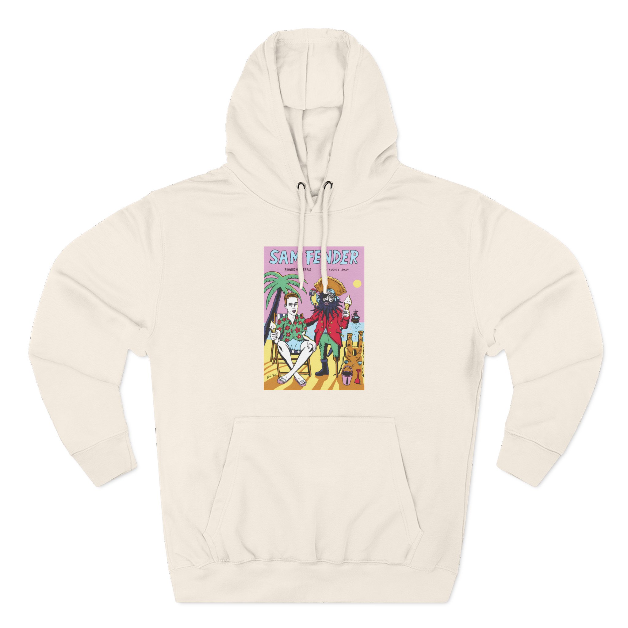 Sam Fender Beach Pirate Three-Panel Fleece Hoodie