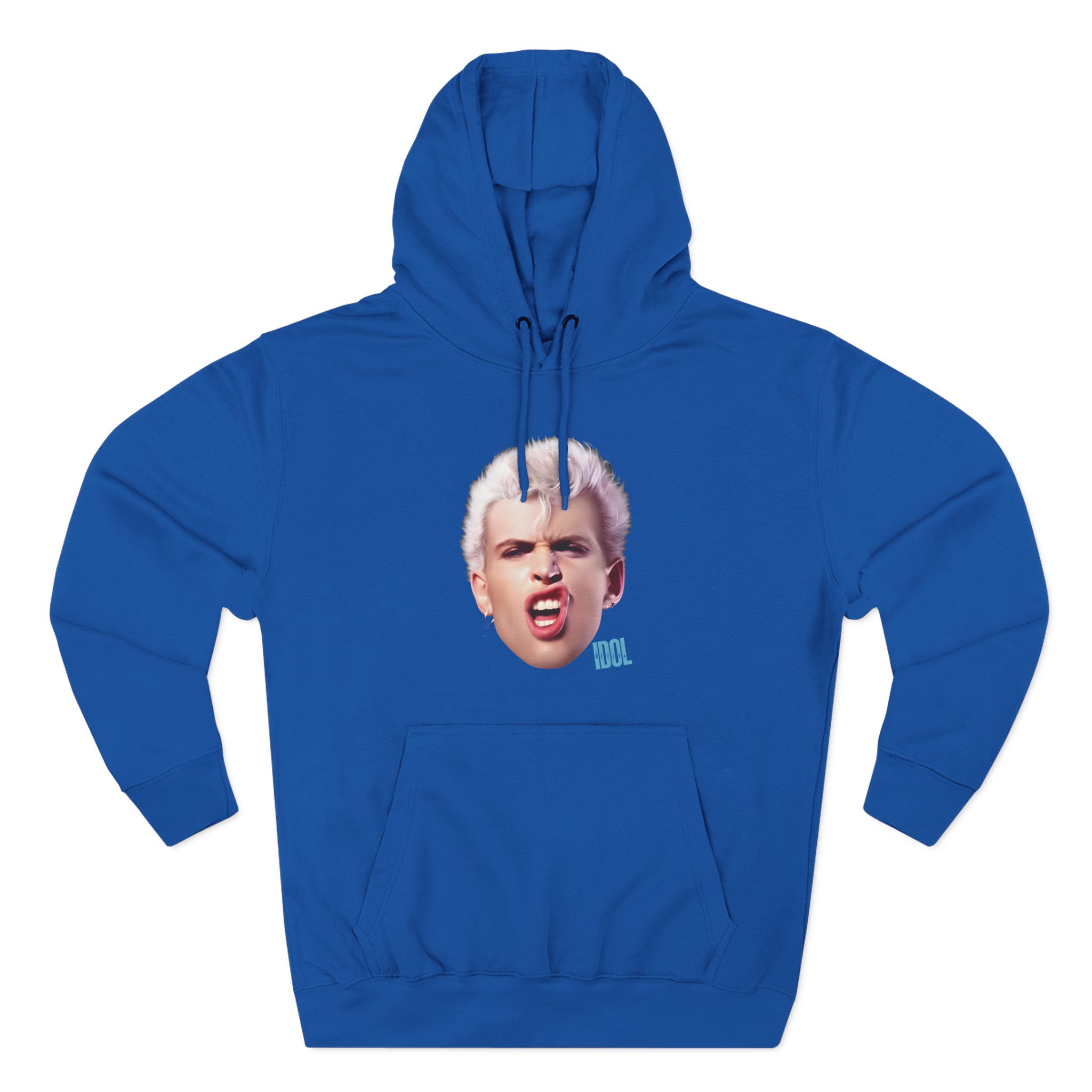 Billy Idol Billy Smirk Three-Panel Fleece Hoodie