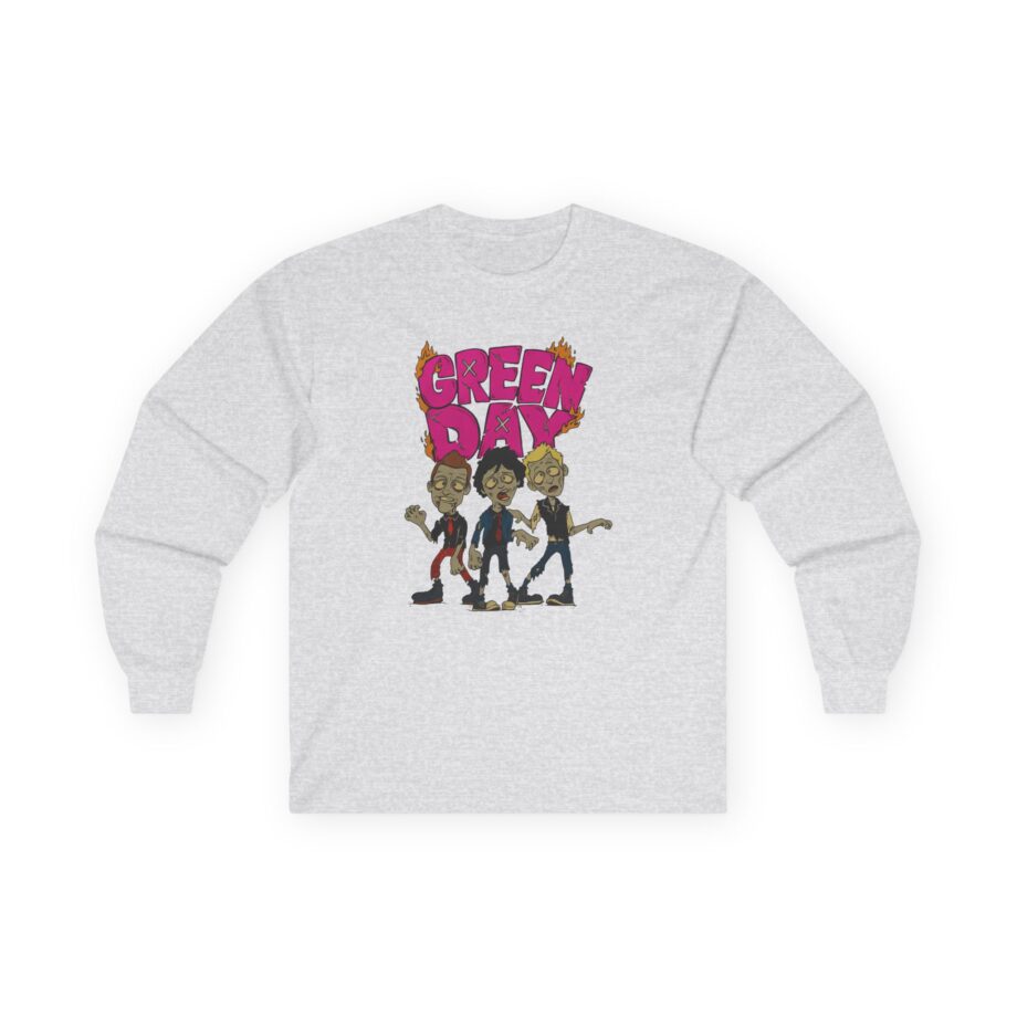Green Day Walking Green Day Zombie Unisex Ultra Cotton Long Sleeve Tee