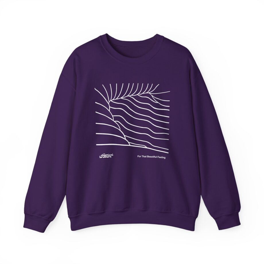 The Chemical Brothers for That Beautiful Feeling Outline Unisex Heavy Blend™ Crewneck Sweatshirt