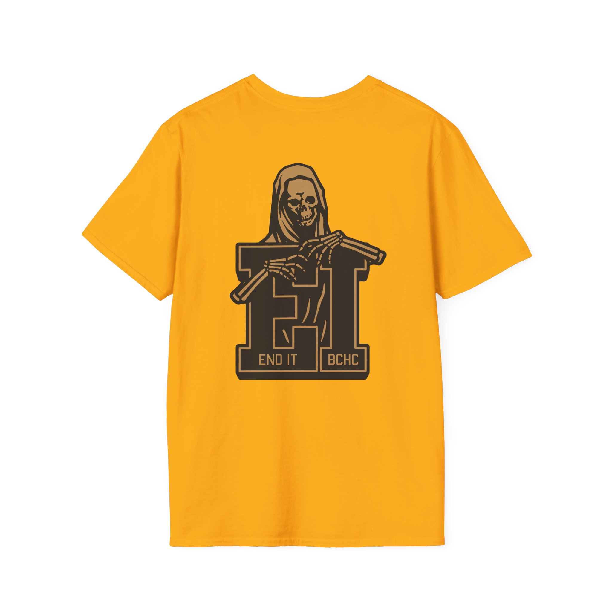 End It Bchc Reaper Emblem Unisex Softstyle T-Shirt