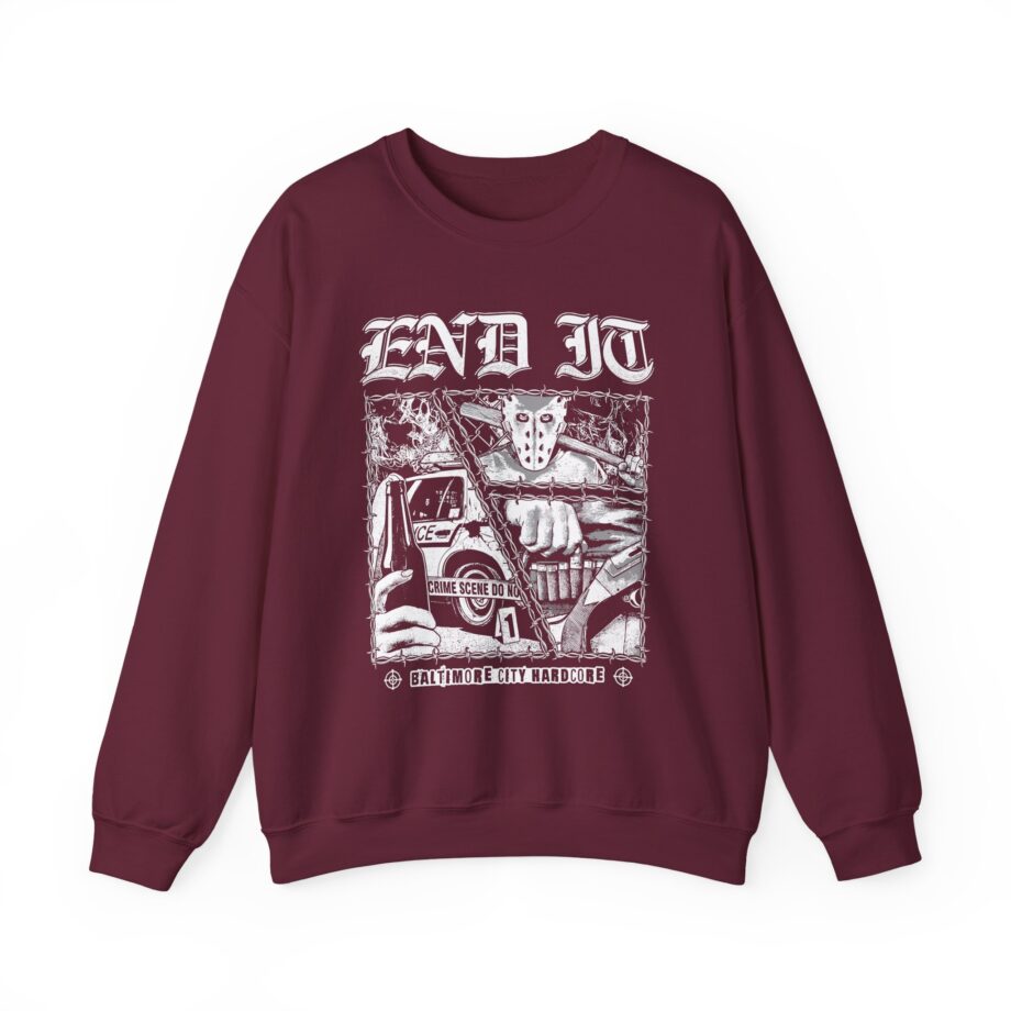 End It Crime Scene Unisex Heavy Blend™ Crewneck Sweatshirt