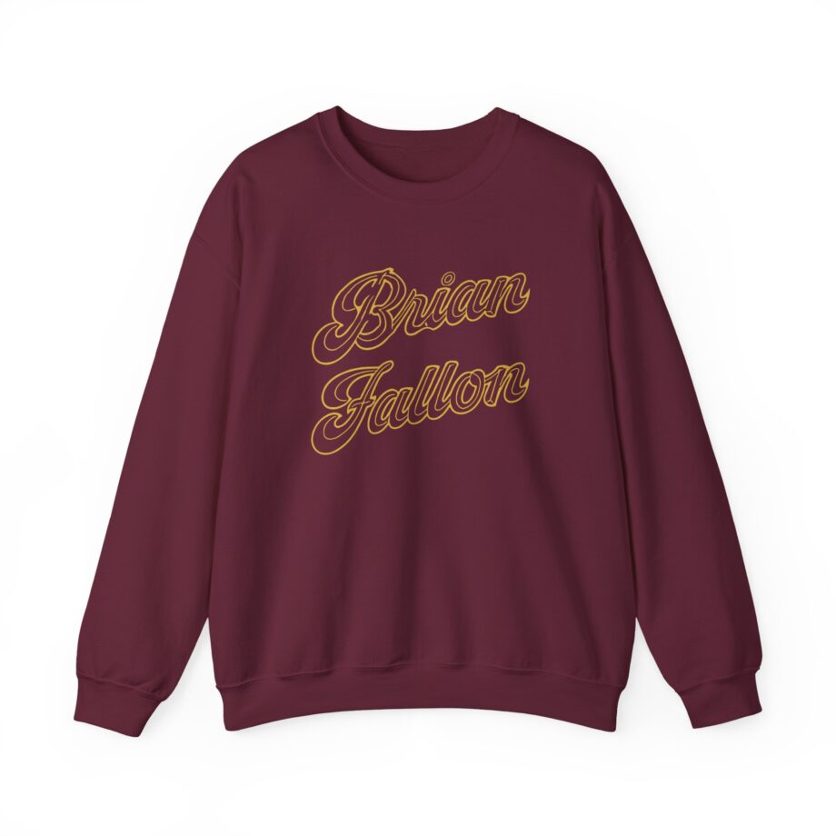 Brian Fallon Gold Text Unisex Heavy Blend™ Crewneck Sweatshirt