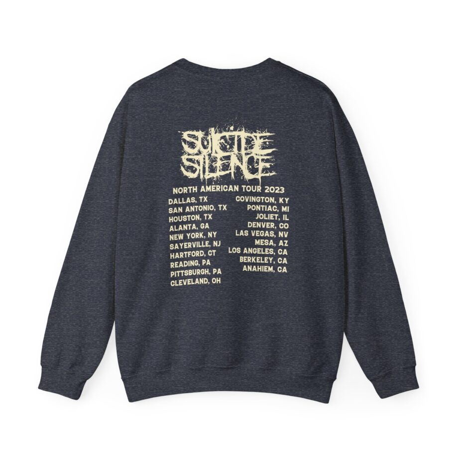Suicide Silence Rymd Cover Tour 2023 Unisex Heavy Blend™ Crewneck Sweatshirt