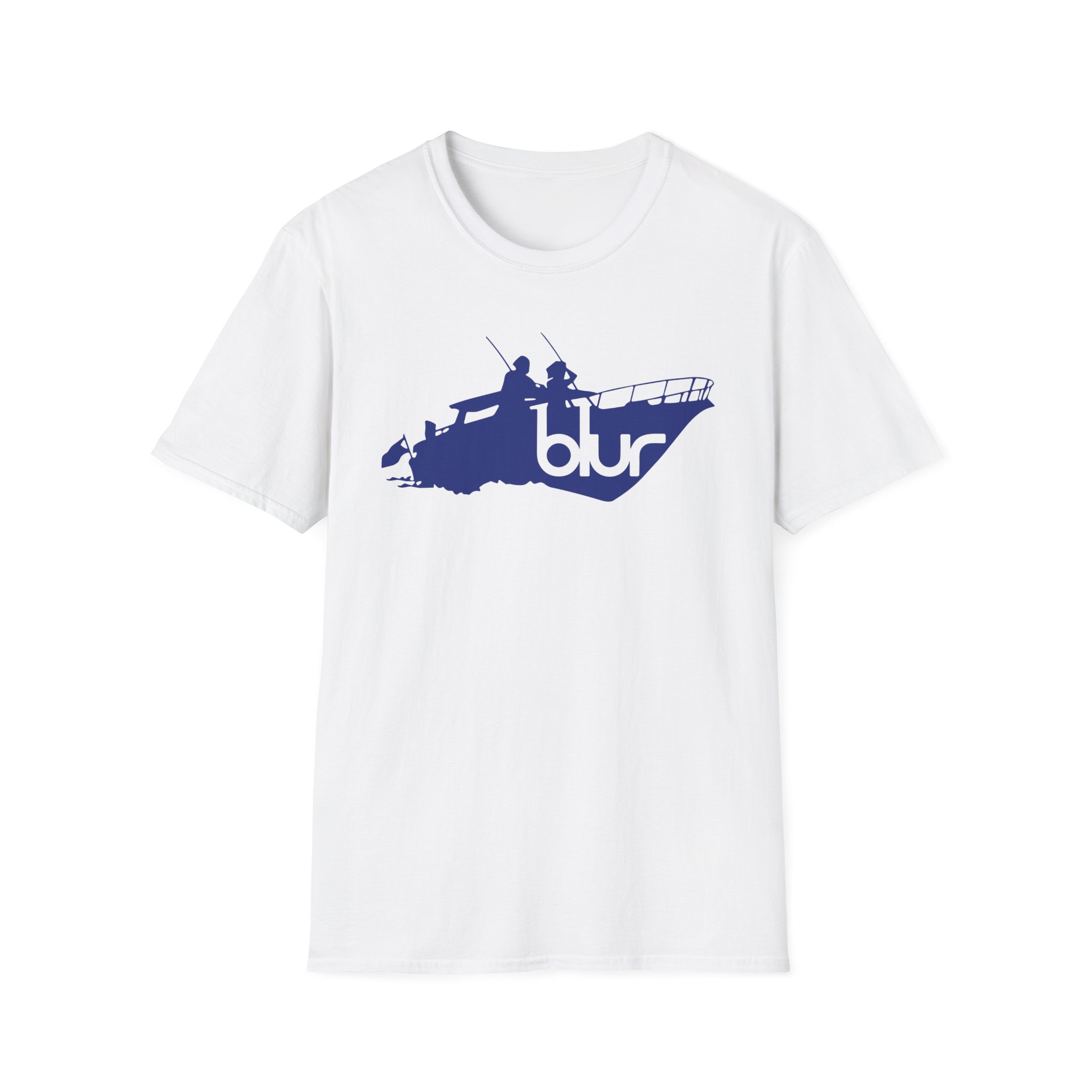 Blur Sunday Sunday Boat Unisex Softstyle T-Shirt