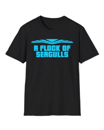 A Flock of Seagulls Logo Unisex Softstyle T-Shirt