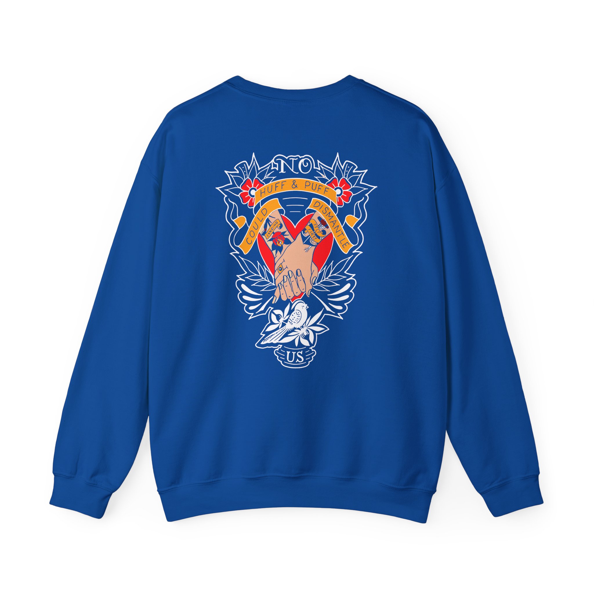 Bayside Landing Feet First Unisex Heavy Blendâ„¢ Crewneck Sweatshirt
