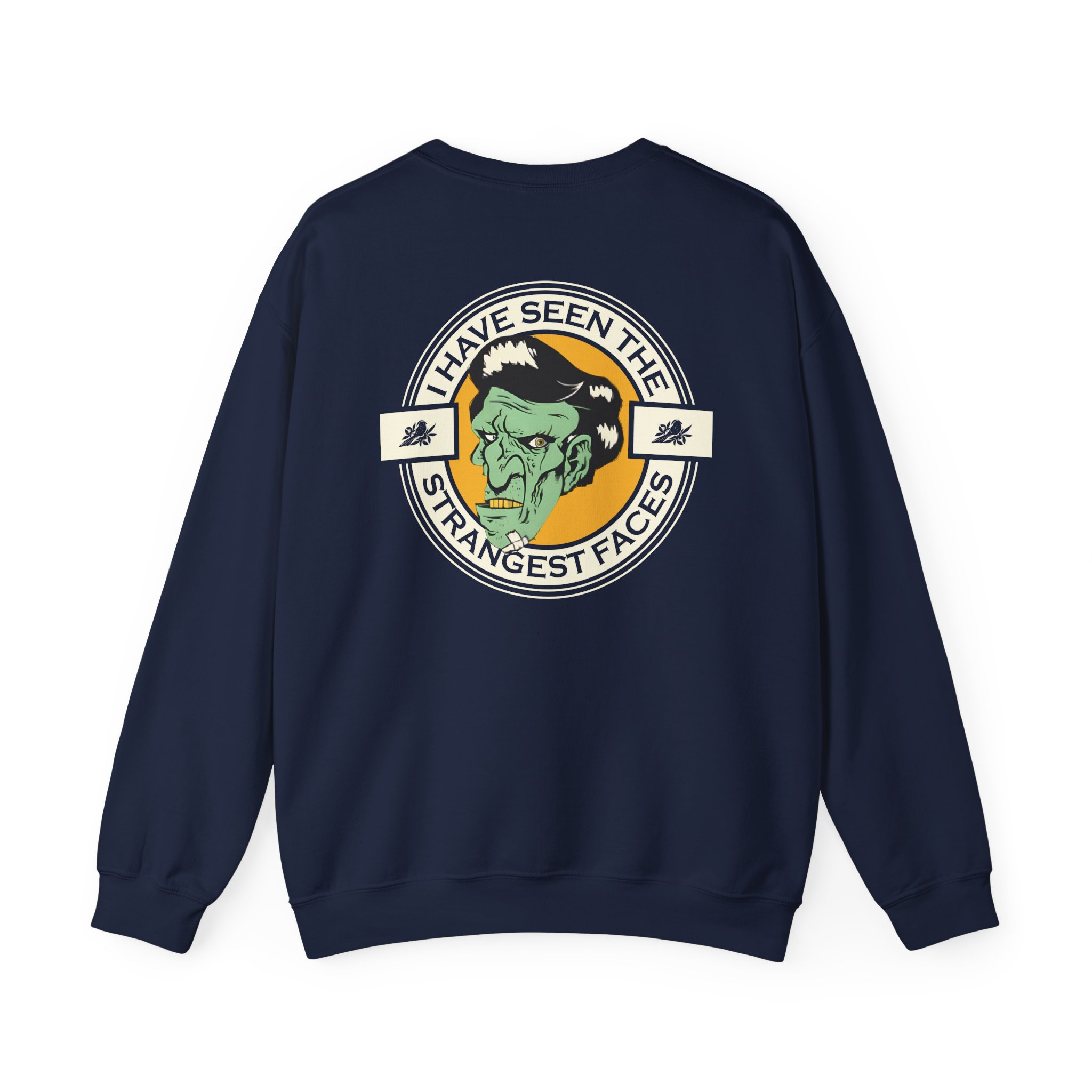 Bayside Strangest Faces Unisex Heavy Blendâ„¢ Crewneck Sweatshirt