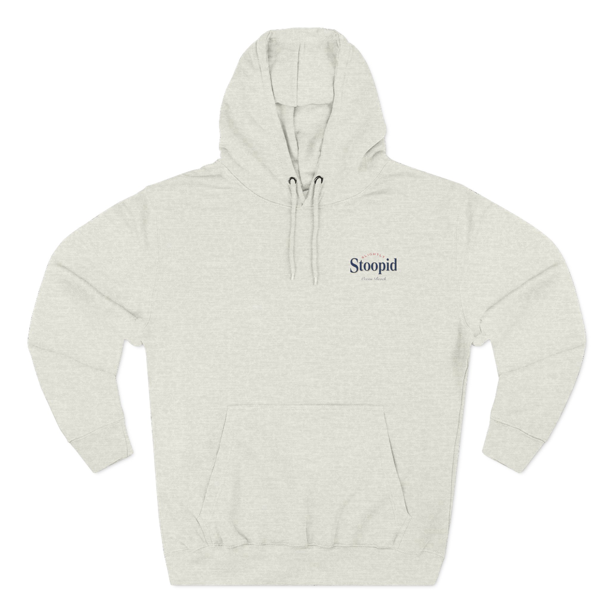 Slightly Especial Three-Panel Fleece Hoodie