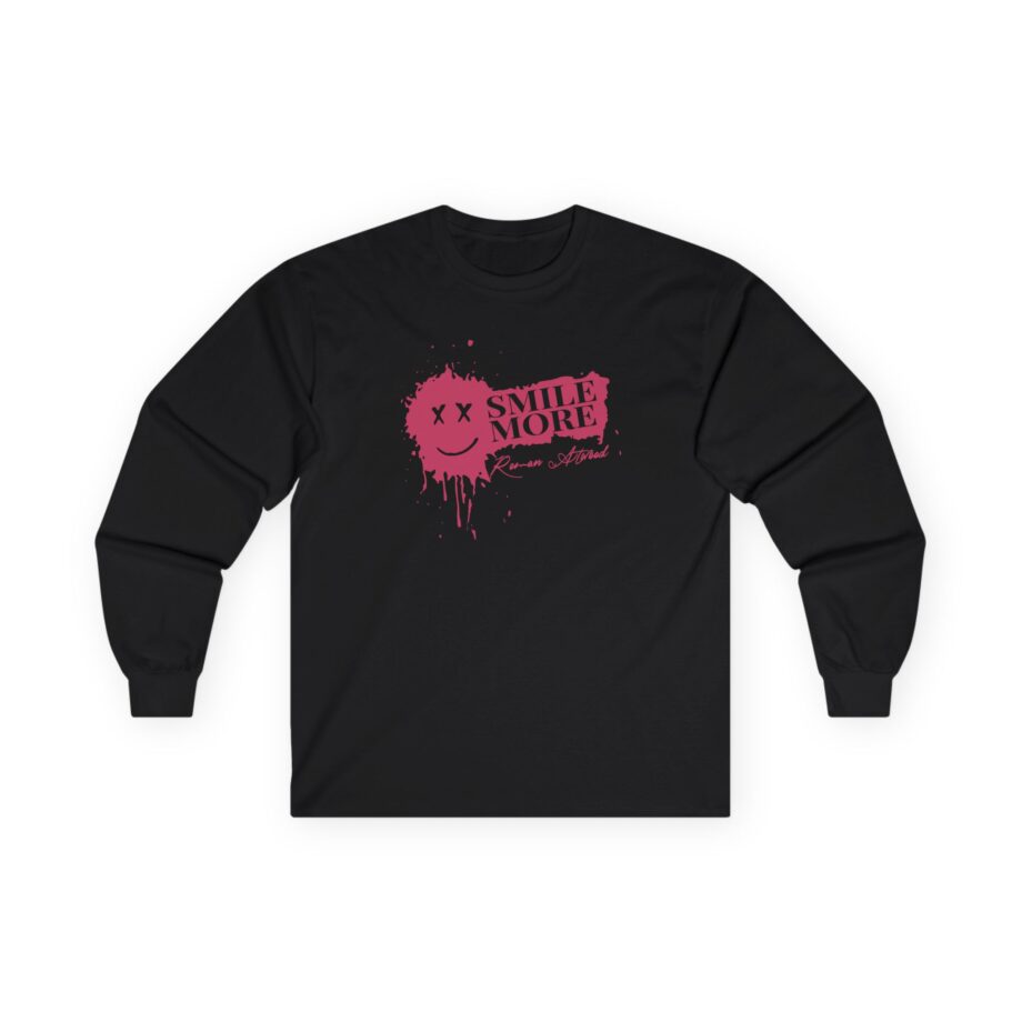 Roman Atwood Smile More Unisex Ultra Cotton Long Sleeve Tee