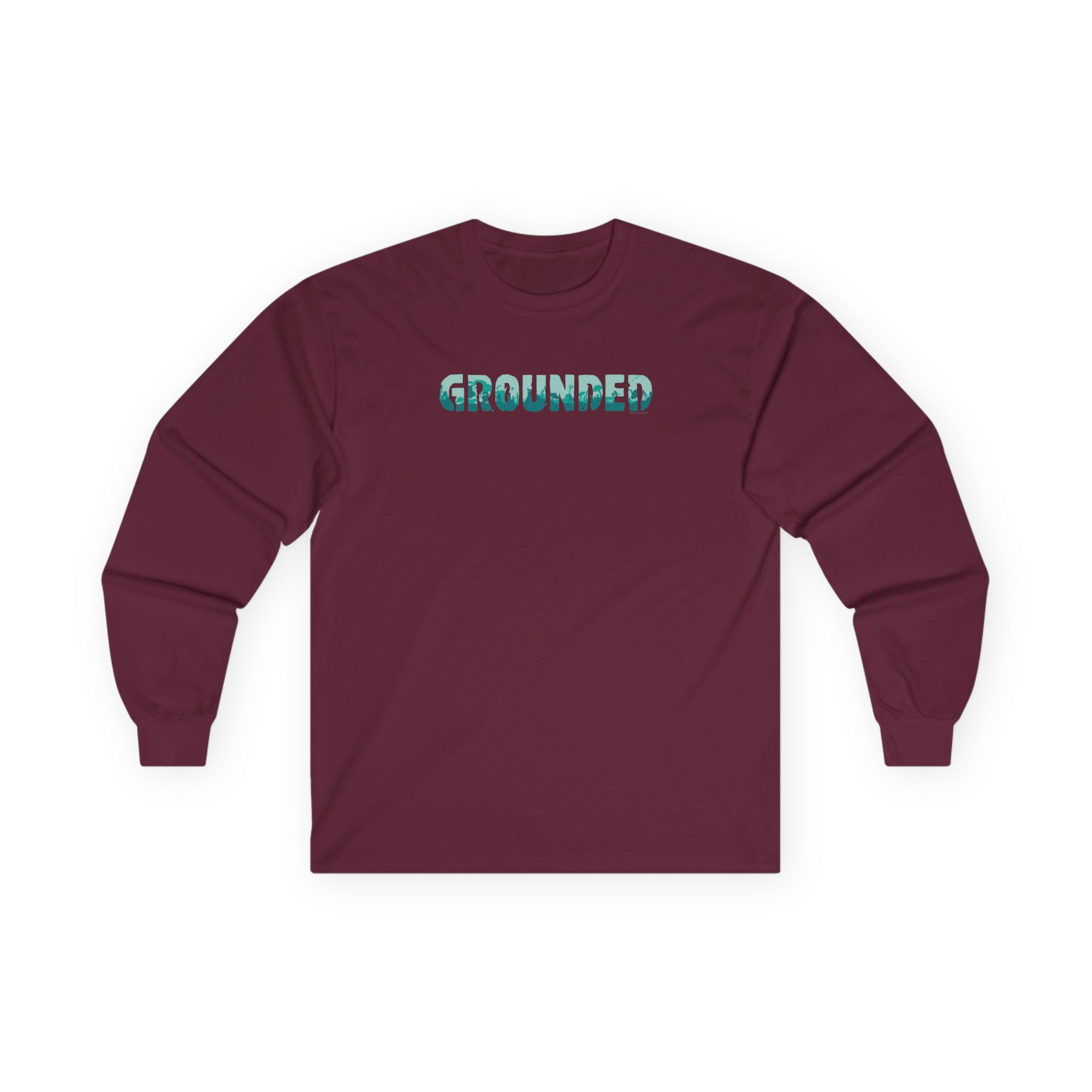 Grounded Logo Unisex Ultra Cotton Long Sleeve Tee