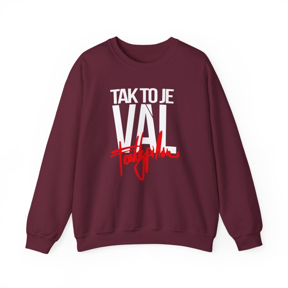 Fattypillow Tak to Je Val Unisex Heavy Blend™ Crewneck Sweatshirt