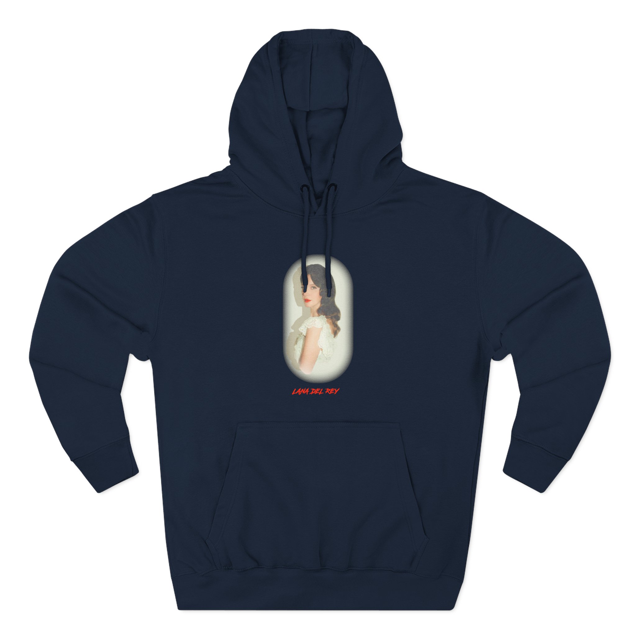 Lanadelrey Indio Portrait Three-Panel Fleece Hoodie