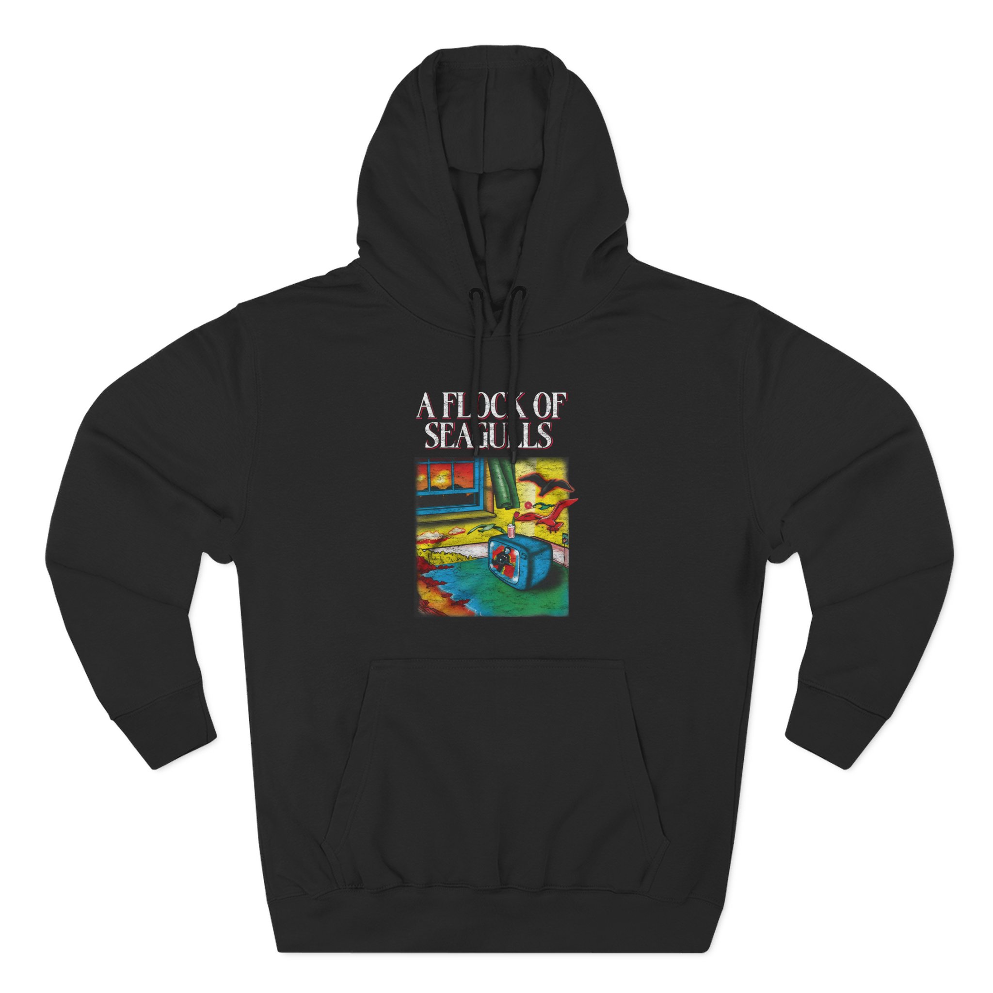 A Flock of Seagulls I Ran Tour Three-Panel Fleece Hoodie