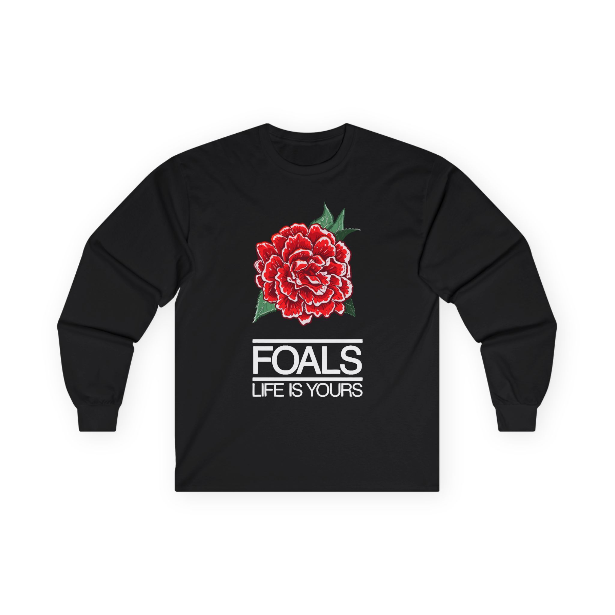 Foals Red Rose Unisex Ultra Cotton Long Sleeve Tee