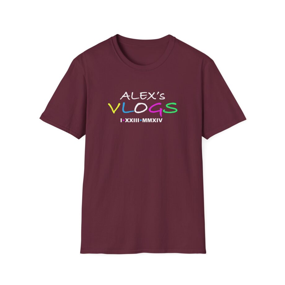 Alex Warren VLOGS Unisex Softstyle T-Shirt
