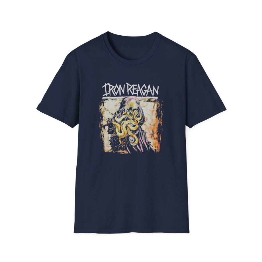 Iron Reagan Tentacle Skull Unisex Softstyle T-Shirt