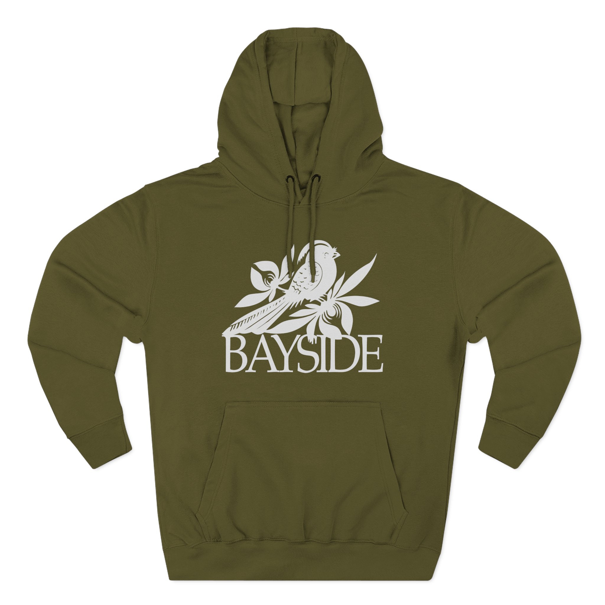 Bayside Basic Bird Three-Panel Fleece Hoodie