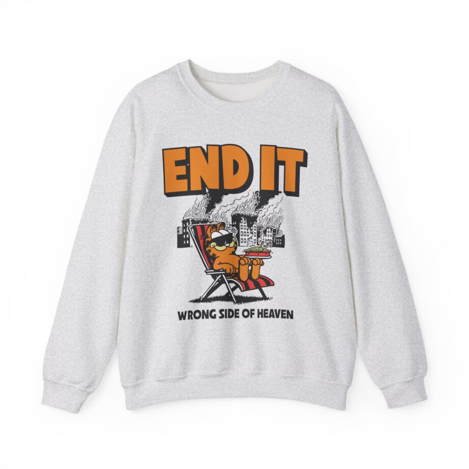 End It Garfield Unisex Heavy Blend™ Crewneck Sweatshirt