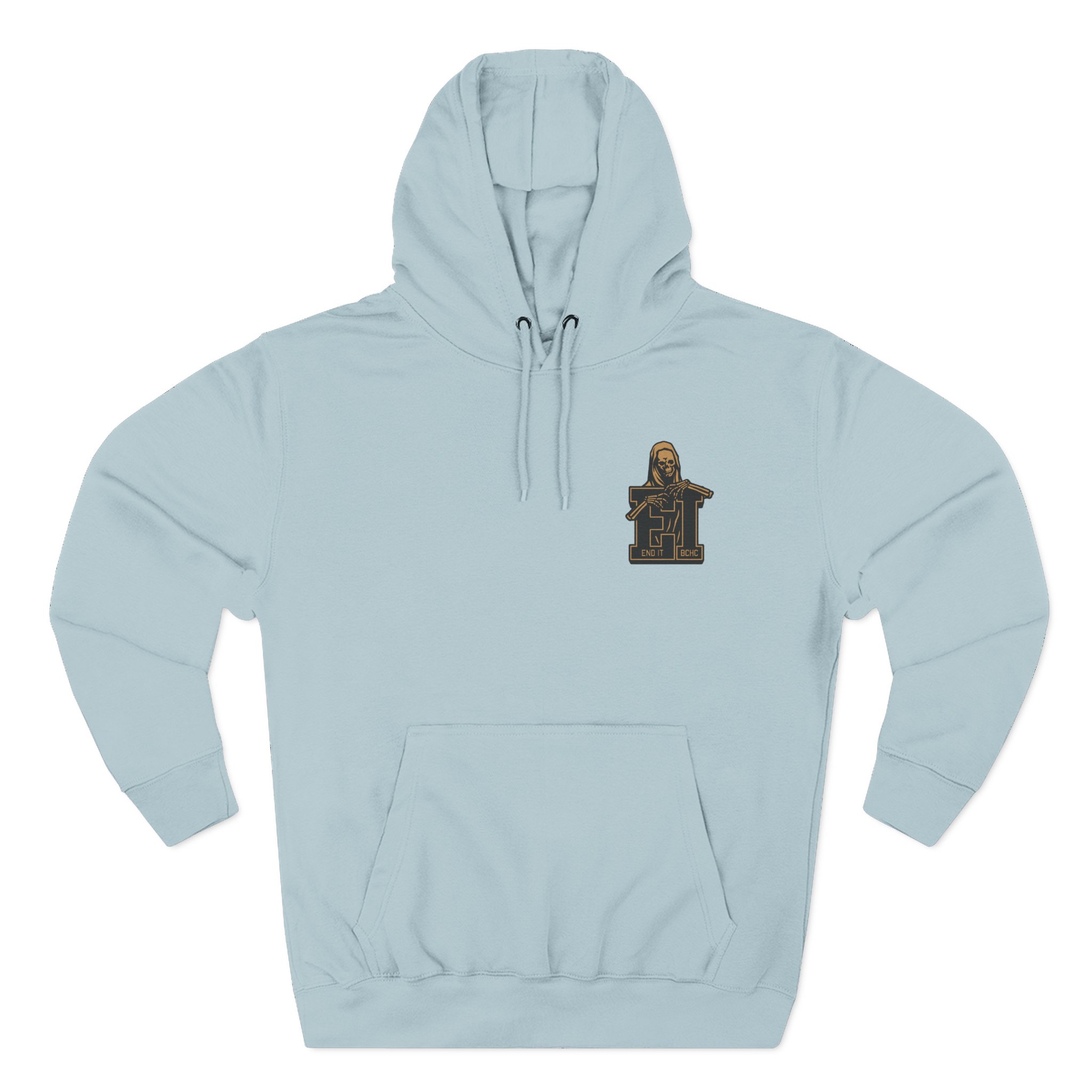 End It Bchc Reaper Emblem Three-Panel Fleece Hoodie