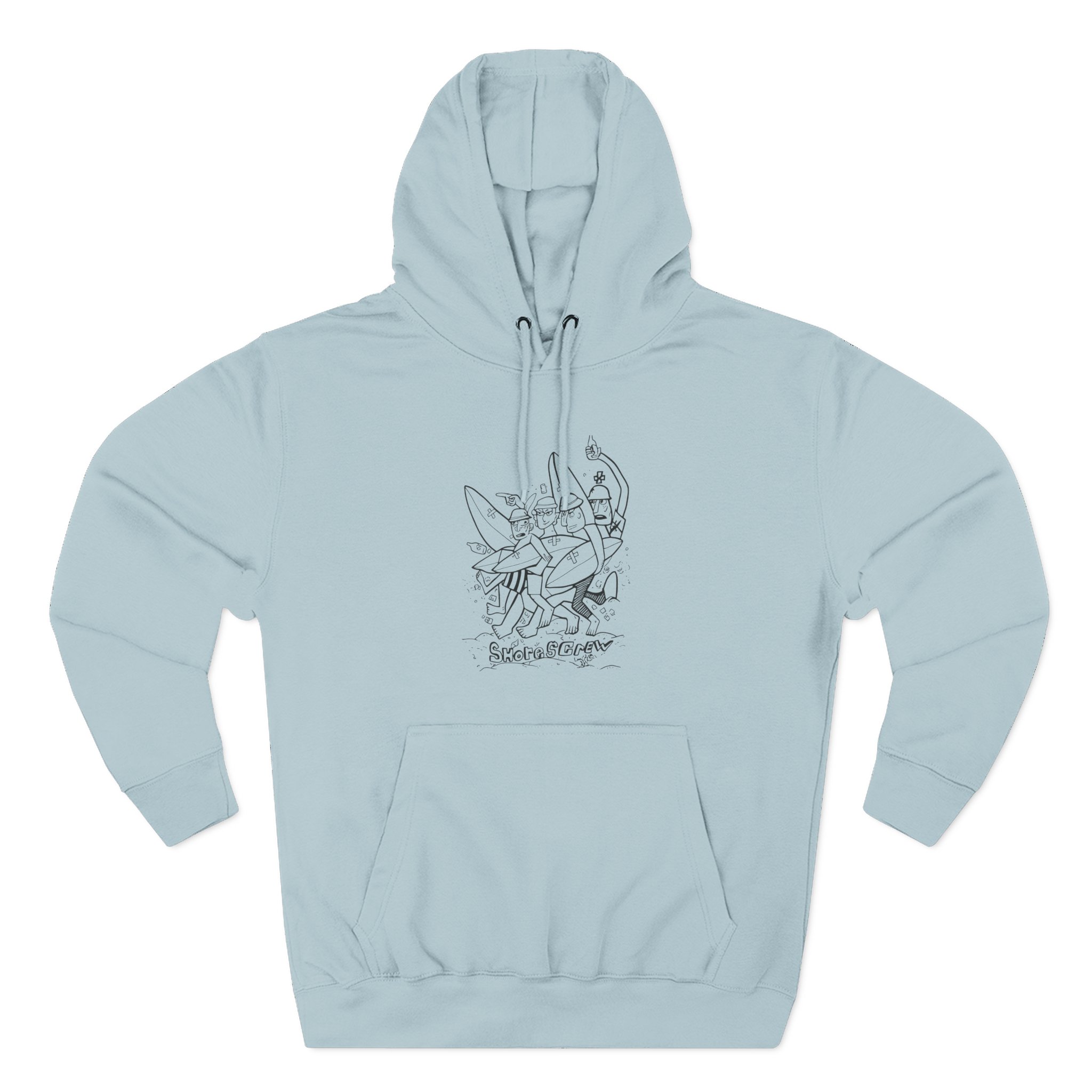 Surf Gang Three-Panel Fleece Hoodie