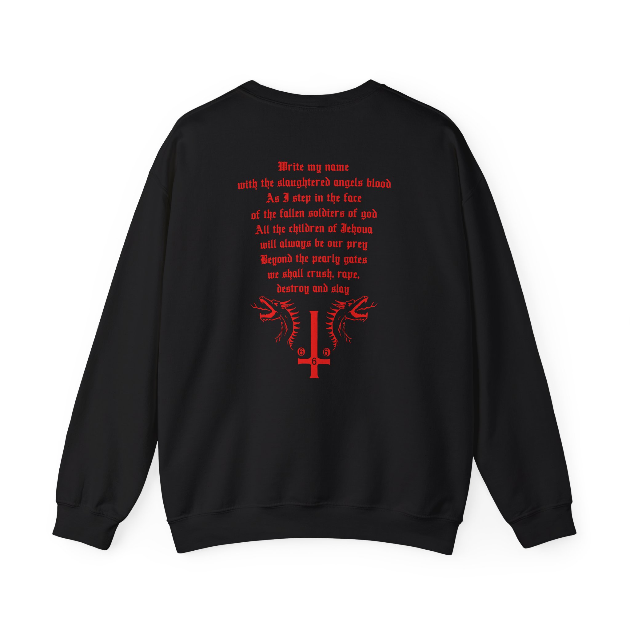 Marduk Demon With Wings Unisex Heavy Blendâ„¢ Crewneck Sweatshirt