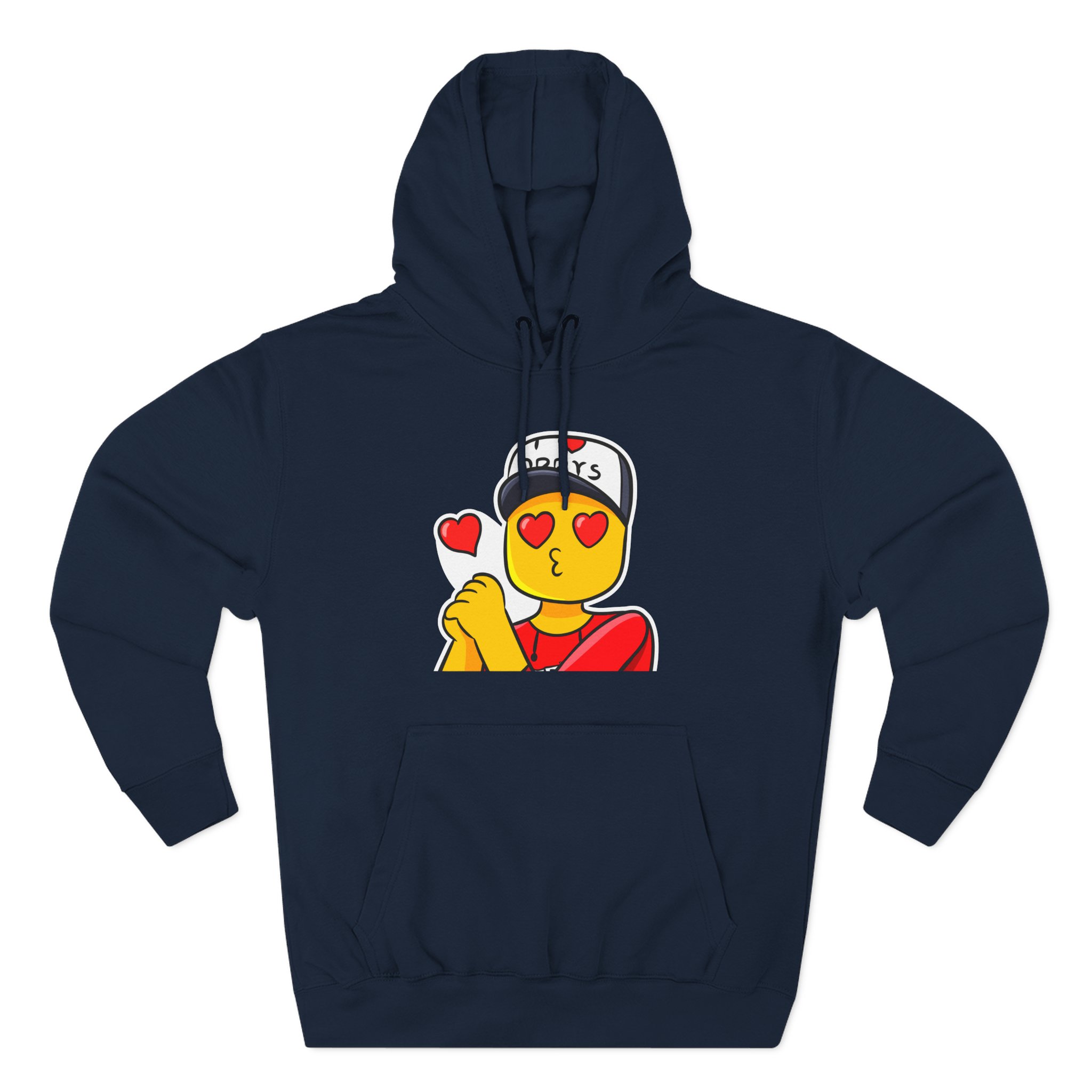 Roblox in Love Three-Panel Fleece Hoodie