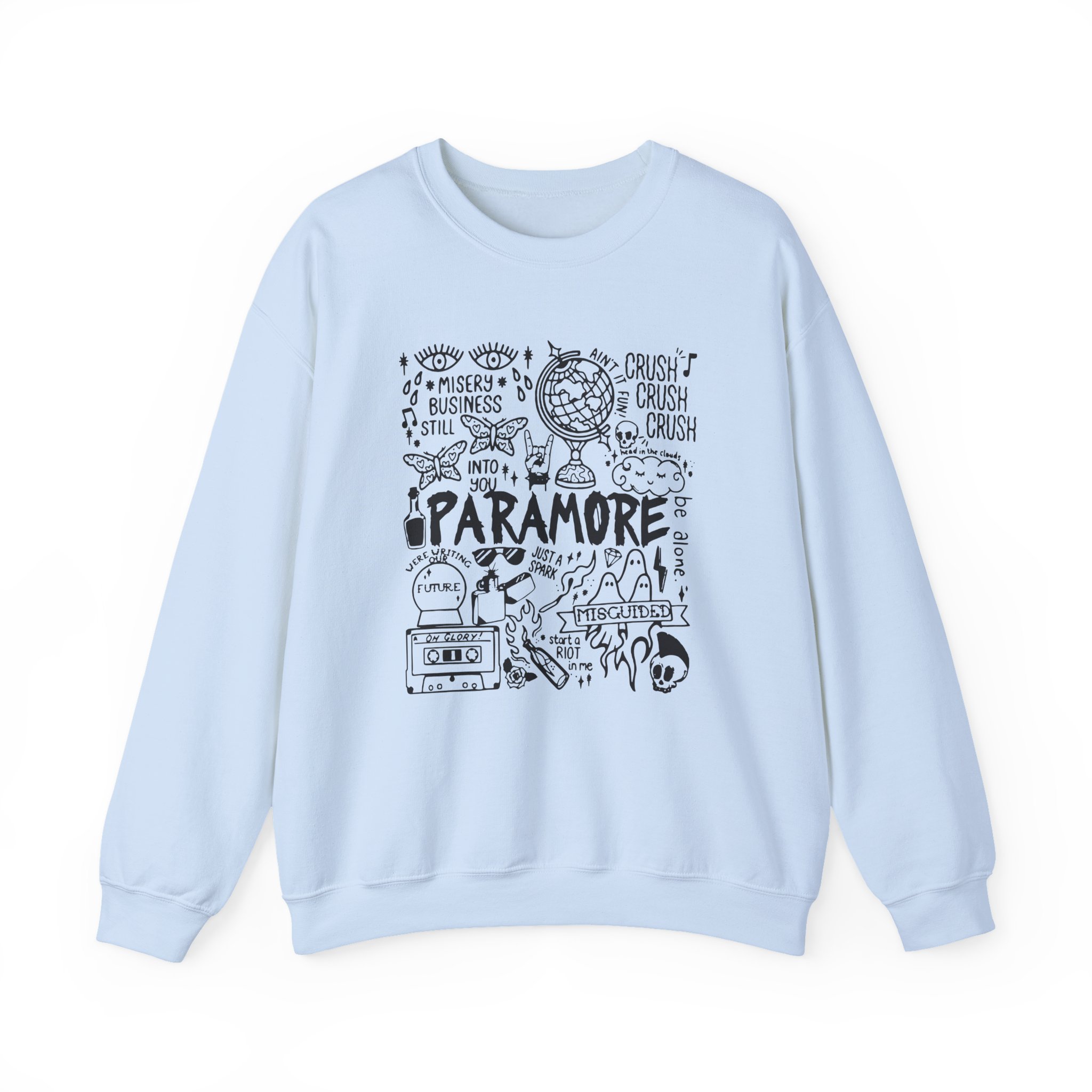 Hayley Willians Camiseta Paramore Emo Rock Unisex Heavy Blendâ„¢ Crewneck Sweatshirt