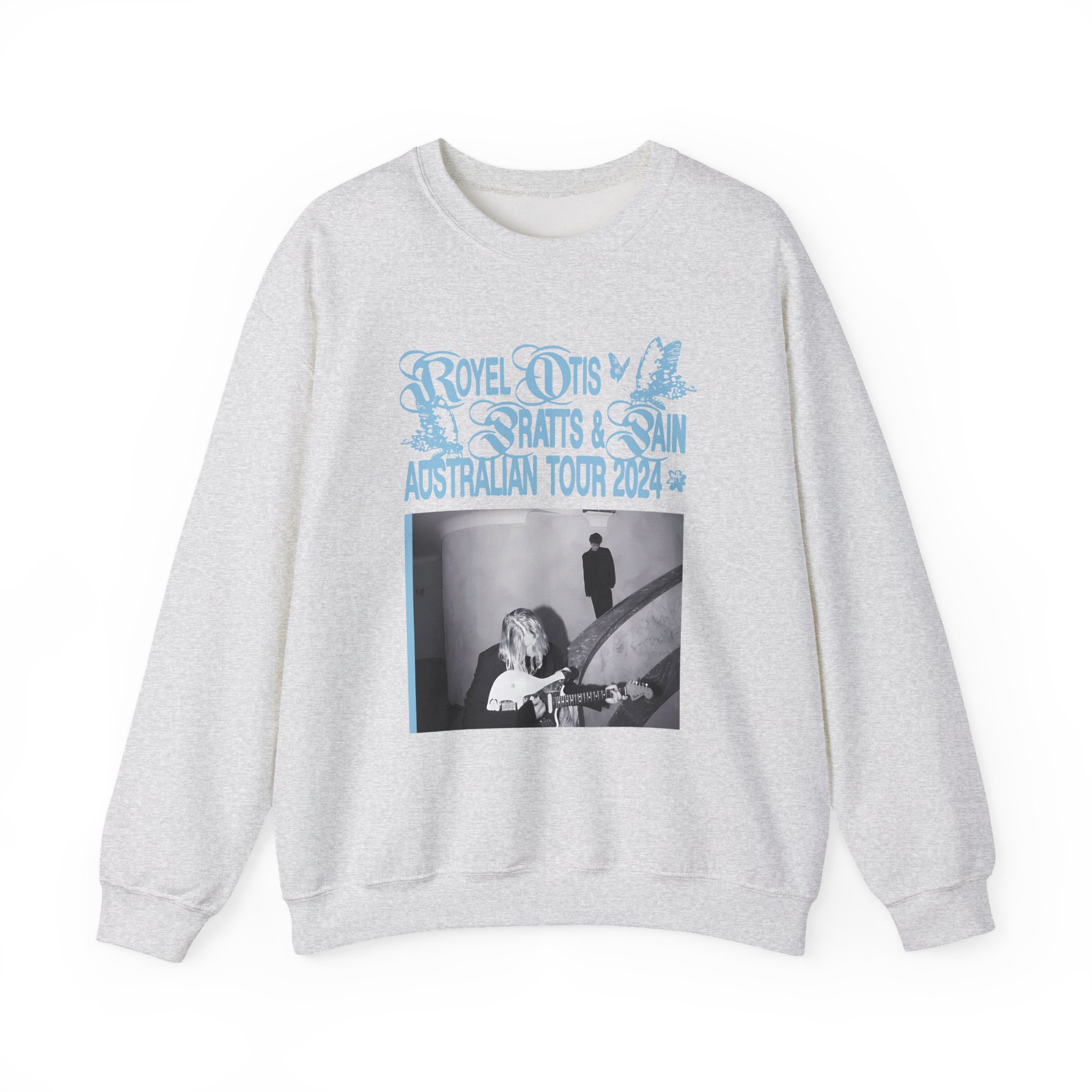 Royel Otis Band Pratts and Pain Australian Tour 2024  Unisex Heavy Blendâ„¢ Crewneck Sweatshirt