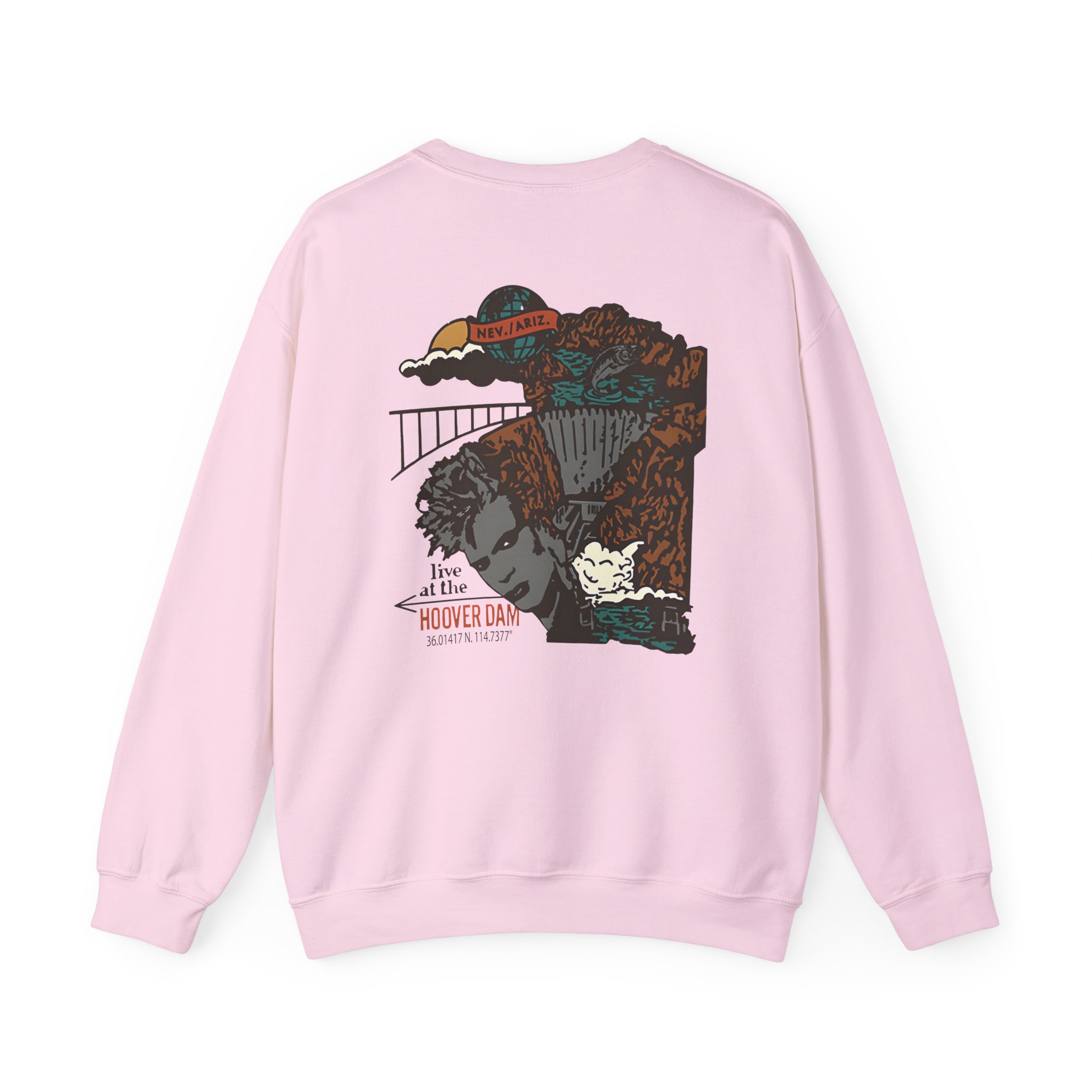 Billy Idol Hoover Dam Unisex Heavy Blendâ„¢ Crewneck Sweatshirt