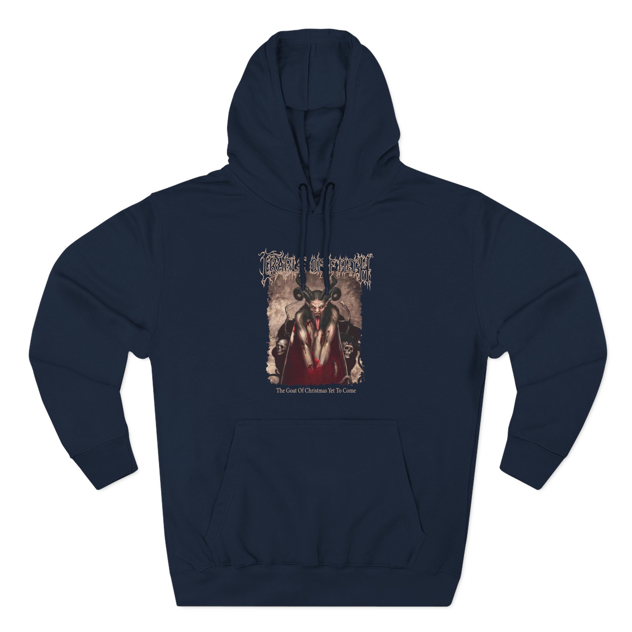 Cradle of Filth Krampus Three-Panel Fleece Hoodie