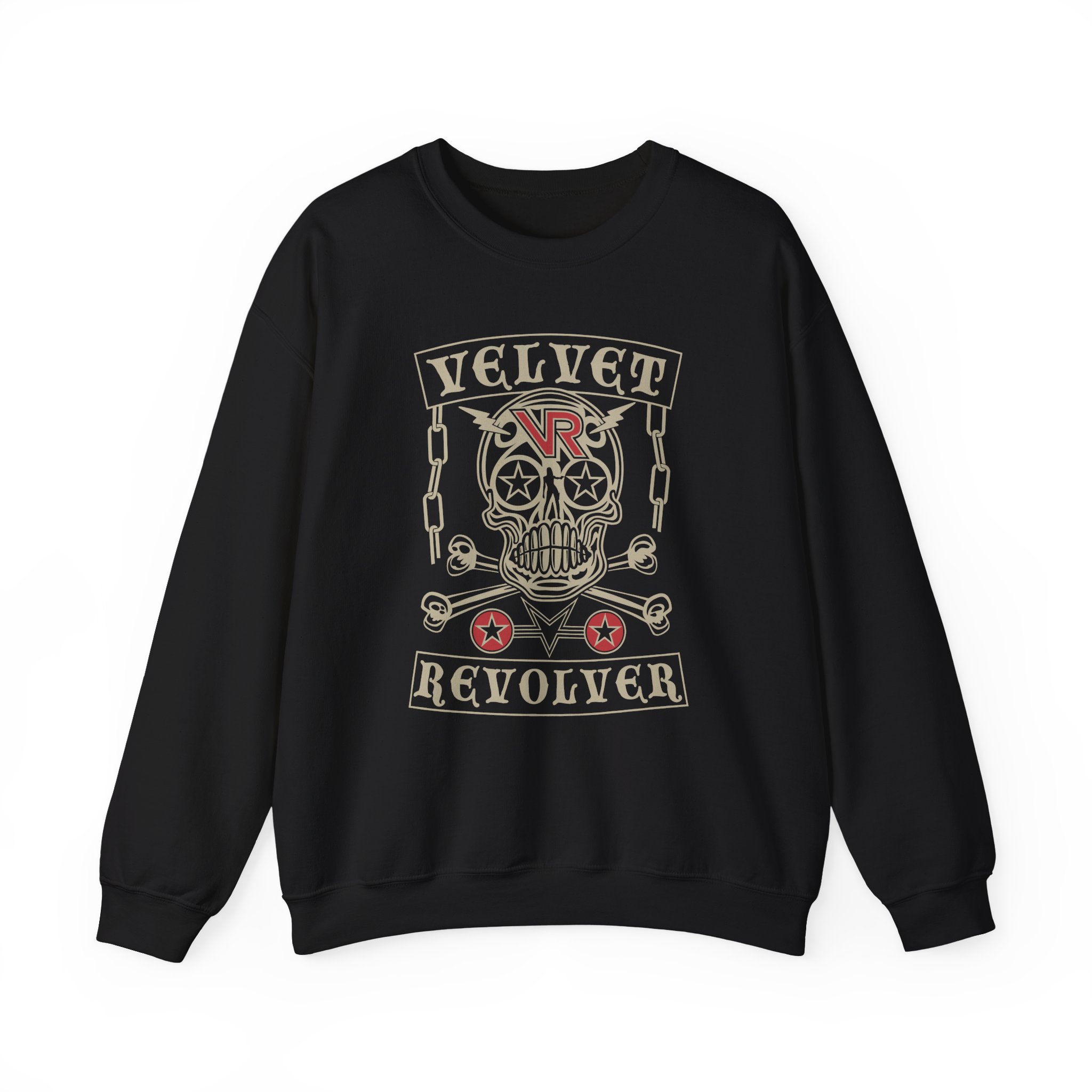 Velvet Revolver Velvet Skull Unisex Heavy Blend Crewneck Sweatshirt