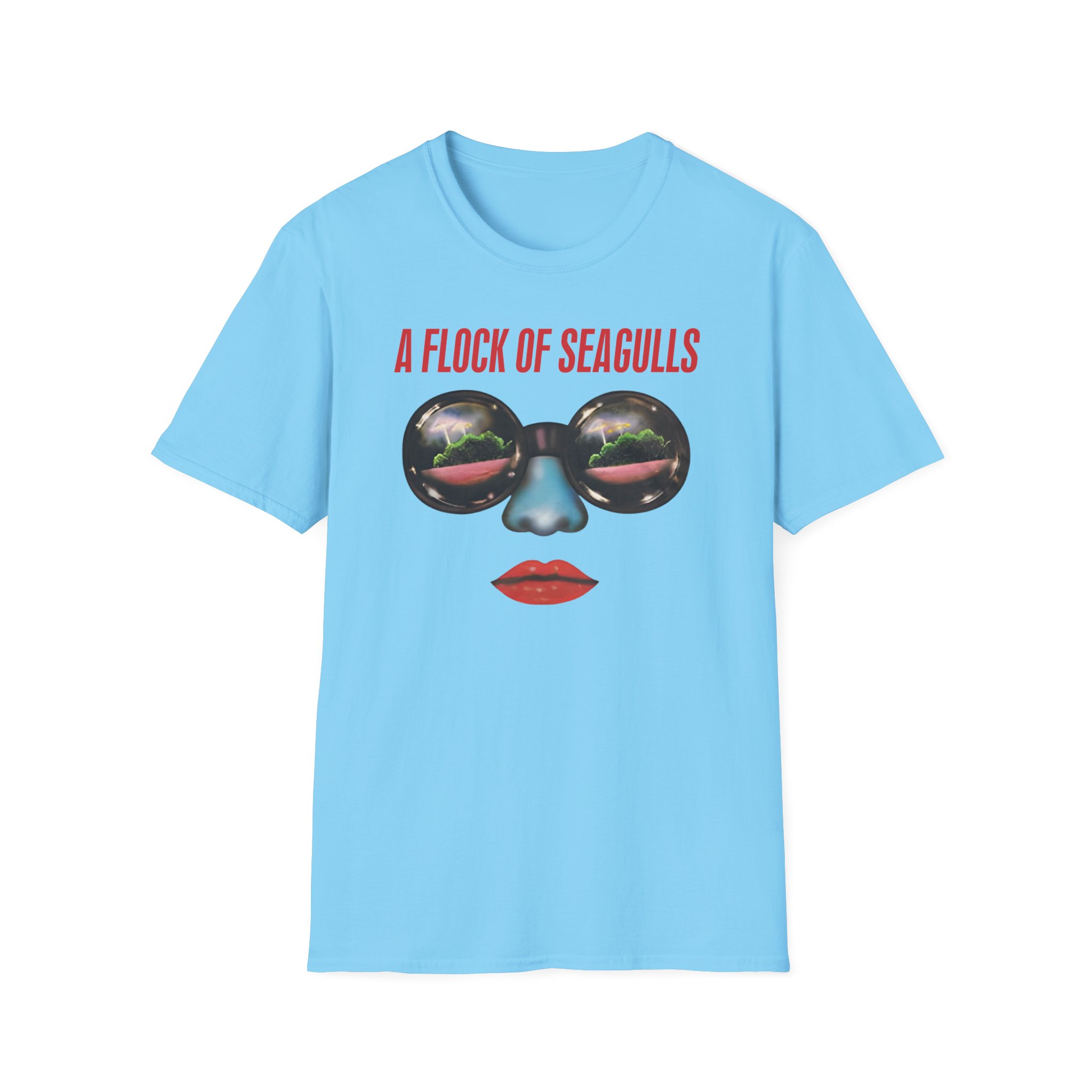 A Flock of Seagulls Us 1982 Tour Unisex Softstyle T-Shirt